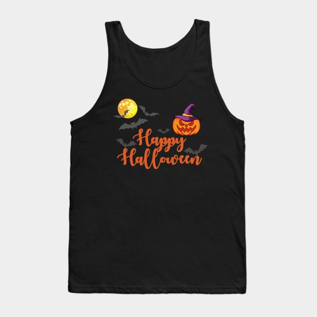 Happy Halloween Tank Top by NICHE&NICHE